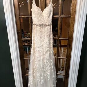 Stella York Elegant Cream Dress